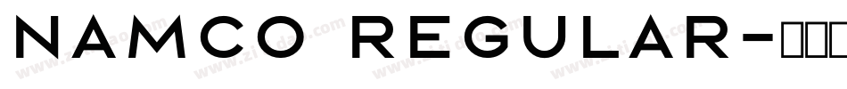 namco regular字体转换